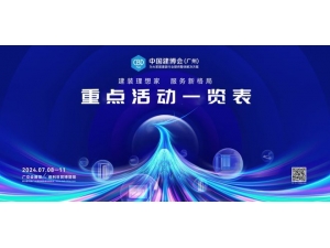 CBD Fair | 第26届中国建博会（广州）暨2024广州卫博会重点活动一览表