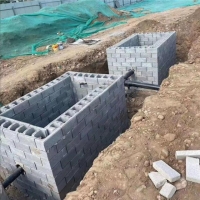 模塊式污水檢查井井壁模塊混凝土模塊磚檢查井砌筑方法