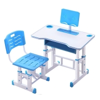 学校课桌椅中小学生双层课桌辅导班培训桌课椅
