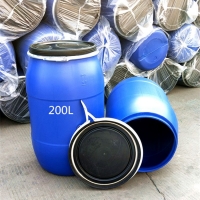 200升塑料桶开口200L塑料桶铁箍卡子塑料桶