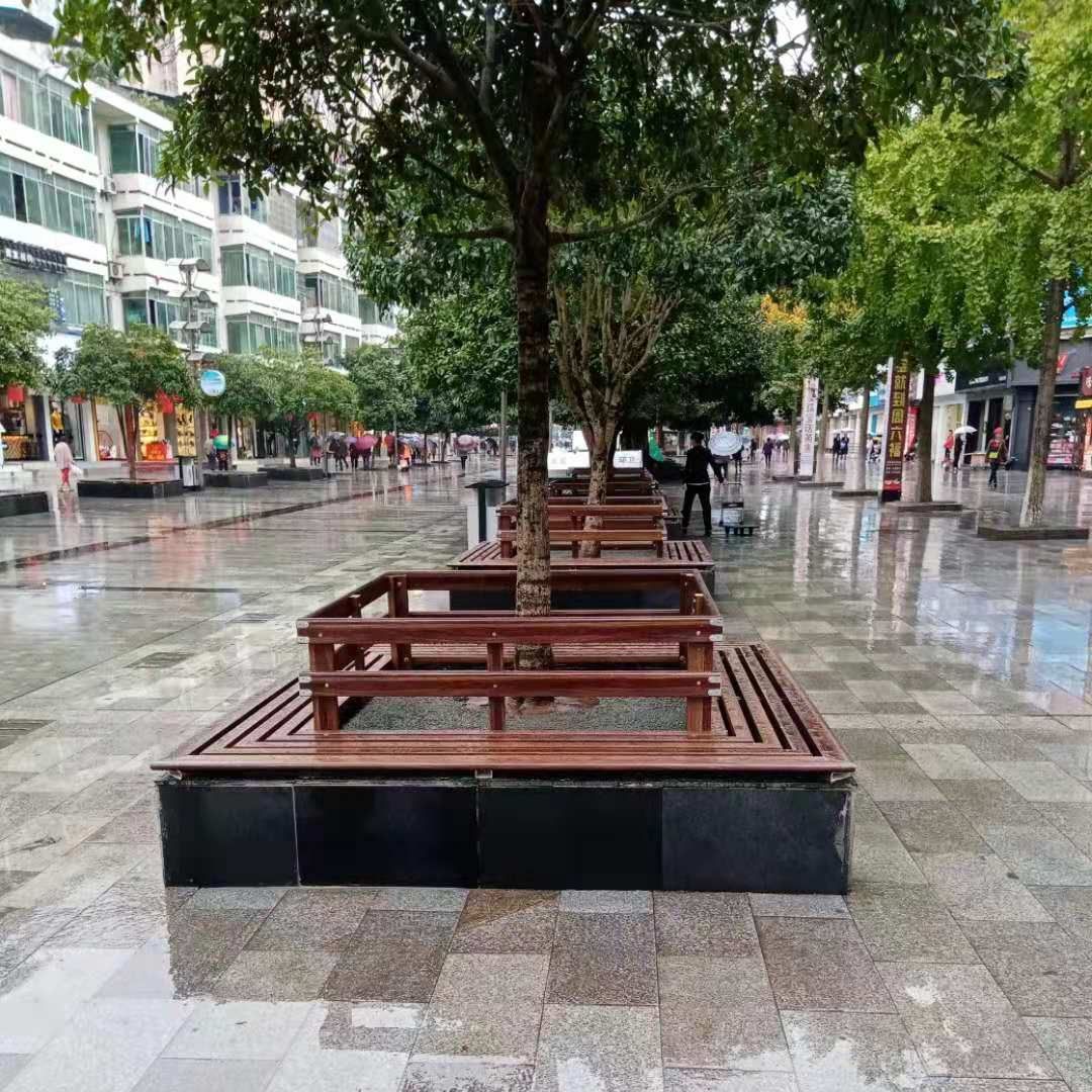 防腐木户外休闲凳