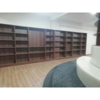  现场尺寸定制大型书柜办公室图书馆置地式开放型书柜