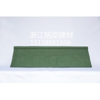  Directly supplied by Zhejiang square colored stone metal tile aluminized zinc steel plate porcelain fused to metal sand manufacturer