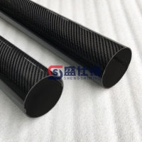 3K斜纹碳纤维管 碳纤维方管 碳纤维数控加工