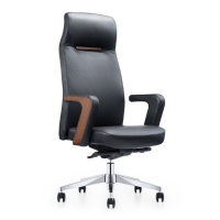 真皮办公座椅 高档会议室椅子 进口环保老板电脑椅定制