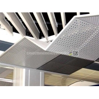 沖孔吊頂裝飾幕墻鋁單板定制圣特亮鋁單板
