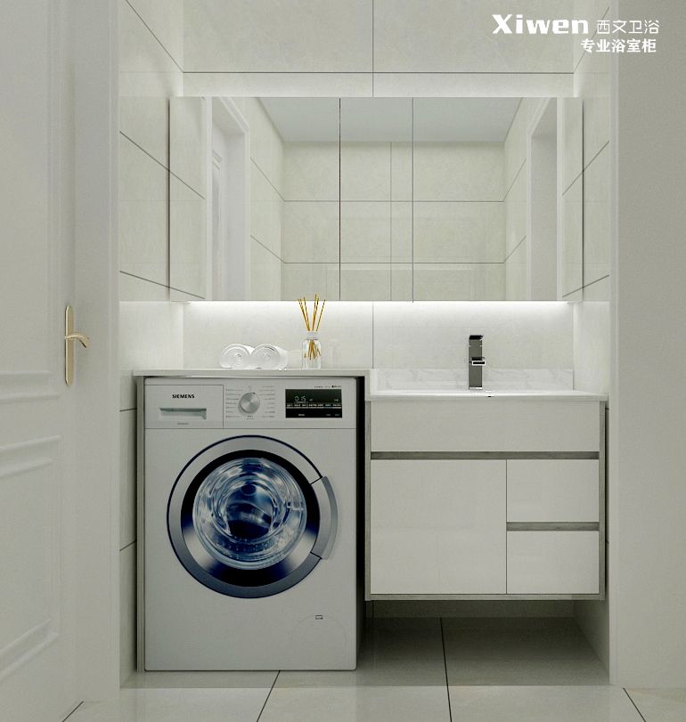 西文非标定制-洗衣机柜