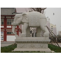 惠安海亨石雕、石雕大象、单牙象、六牙象