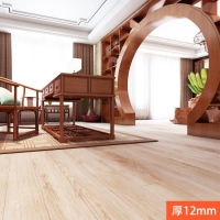 公寓安装wpc橡木地板现代简约防滑耐磨无甲醛spc锁扣地板供