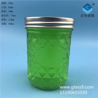徐州生產450ml果醬玻璃瓶蜂蜜玻璃瓶批發