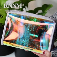 RNNM瑞年 厂销彩虹膜PVC 镭射透明幻彩色膜 七彩PVC