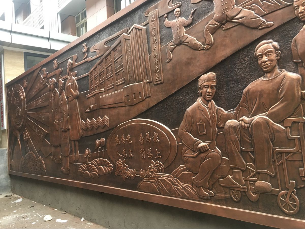 装饰性浮雕壁画/铜浮雕工厂/四川雕塑公司