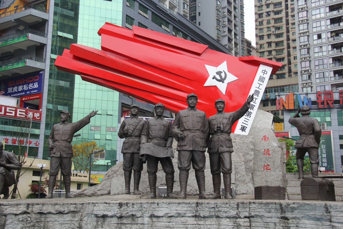 紅色文化主題雕塑——弘揚歷史文化~傳承革命精神