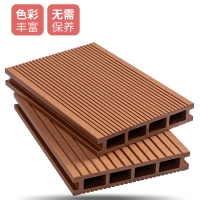 公園塑木地板 花園庭院 北京雄碩木塑地板 防潮耐用