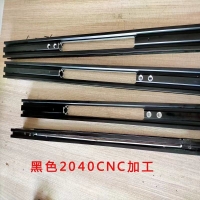 广东黑色铝型材CNC加工显示器挂架