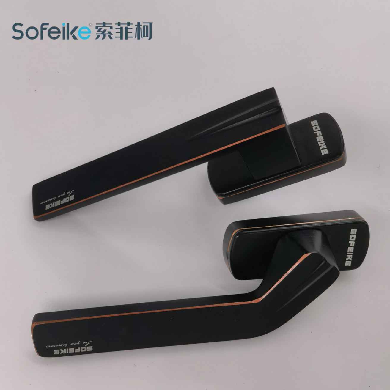 Sofeike 索菲柯五金 红旗双拼把手