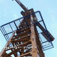陕西加工塔吊防护安装简单-施工塔吊防护护栏 