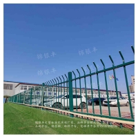 许昌市安阳铁方管围墙护栏图片 园林铁艺栏杆厂家