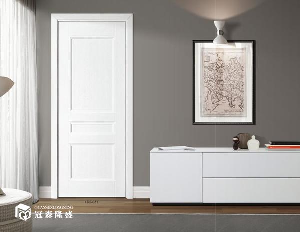 重庆冠森隆盛木门:现代时尚简约木门场景图展示