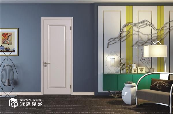 重庆冠森隆盛木门:简约轻奢木门场景图展示