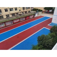 蘇州開發區城市新型材料彩色透水混凝土，彩色透水地坪施工 