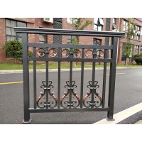 株洲铝艺栏杆 庭院栏杆制作 别墅铝艺阳台栏杆安装