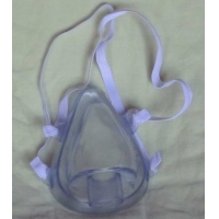 高壓氧艙輸氧面罩 吸氧面罩XRQ-1透明一次性氧氣面罩