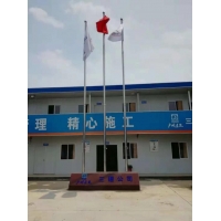  Customized flagpole manufacturer of Lanzhou Baigang - after-sales guarantee