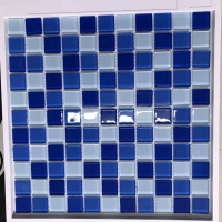 48x48 泳池玻璃馬賽克  玻璃馬賽克 藍色馬賽克 泳池瓷