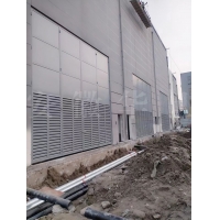  Folding gate of main transformer room of Huadan 220kV booster station High voltage grid connected main transformer room pressure relief wall 
