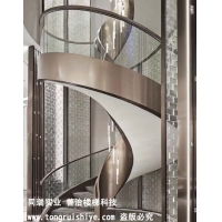 不銹鋼旋轉樓梯安裝  不銹鋼旋轉樓梯定制廠家