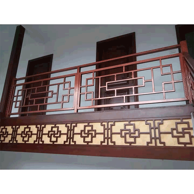 中式楼梯护栏 - 唐山东方铁艺金属制品有限公司 唐山市鸿达钢结构有限