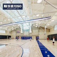 运动木地板篮球馆体育馆羽毛球专业防滑实木运动地板