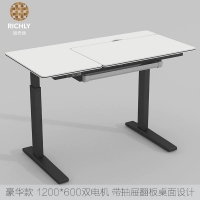 瑞奇麗電動升降桌站立式可升降辦公桌電腦桌智能書桌