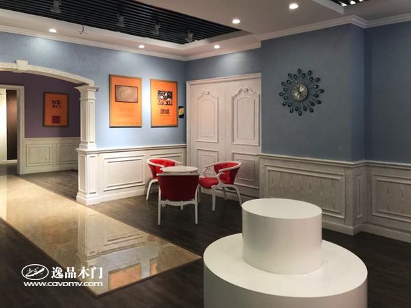 重庆逸品木门厂区木门展厅 洽谈区 休息区