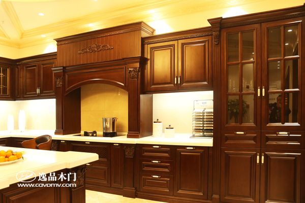重庆逸品木门全屋定制家居居然之家集团全国**店(重庆金源店)原木色橱柜