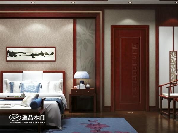 重庆逸品木门:2019年新品中式木门场景图展示