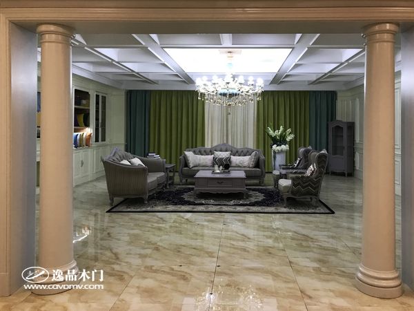重庆逸品木门:整装展示客厅