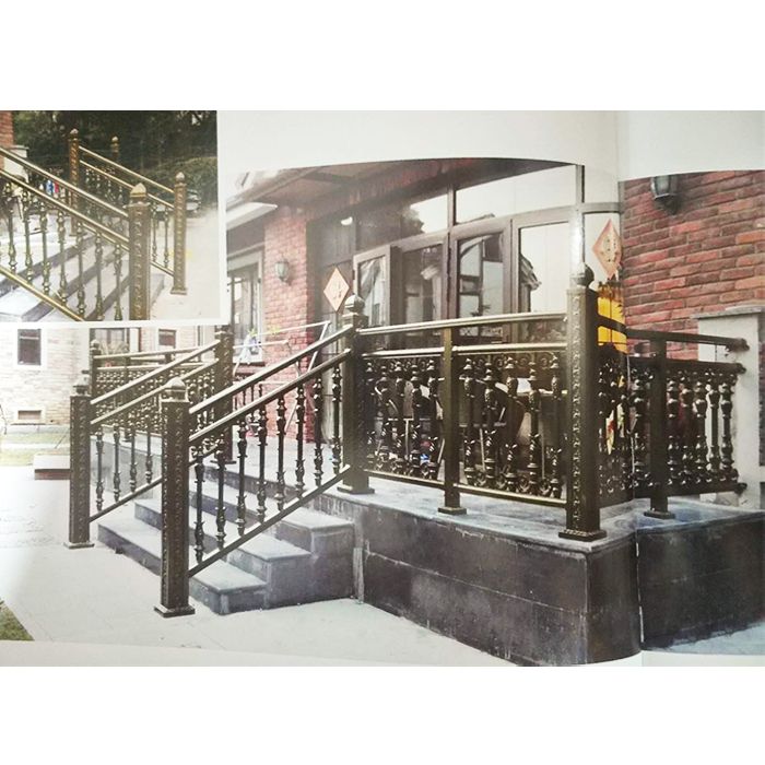 南京联润铁艺不锈钢装饰-铝艺楼梯扶手栏杆