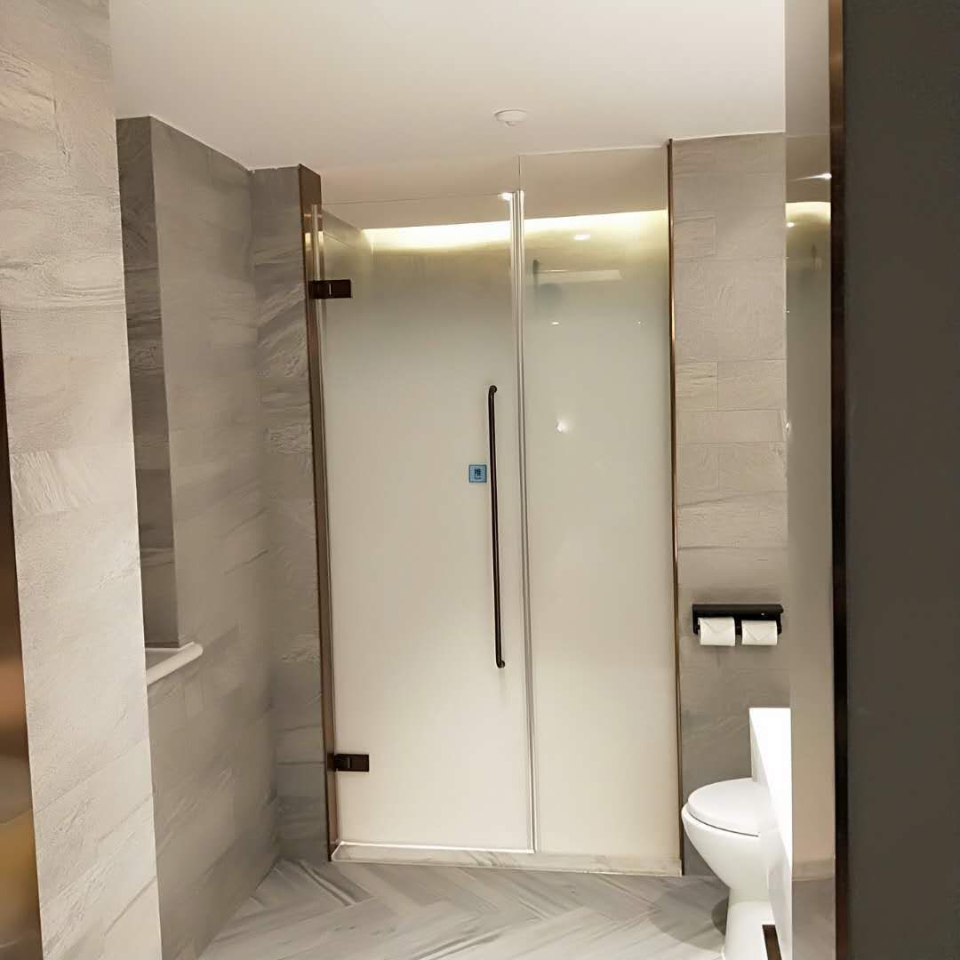 来图定制极简平开门淋浴房钢化玻璃隔断淋浴门干湿分离浴室玻璃门-阿里巴巴