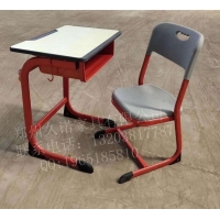 河南学校教室辅导班培训班读书升降型单人双人课桌椅