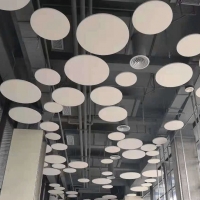 巖棉纖維裝飾吸聲天花板 全頻帶強吸聲材料
