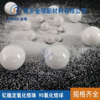砂磨機研磨氧化鋯珠 0.1-50mm 95高純氧化鋯小球