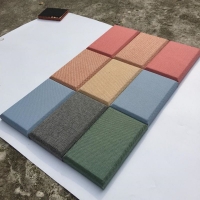 玻纖布藝吸音板 隔音墻體裝飾板 布藝軟包板顏色可定做