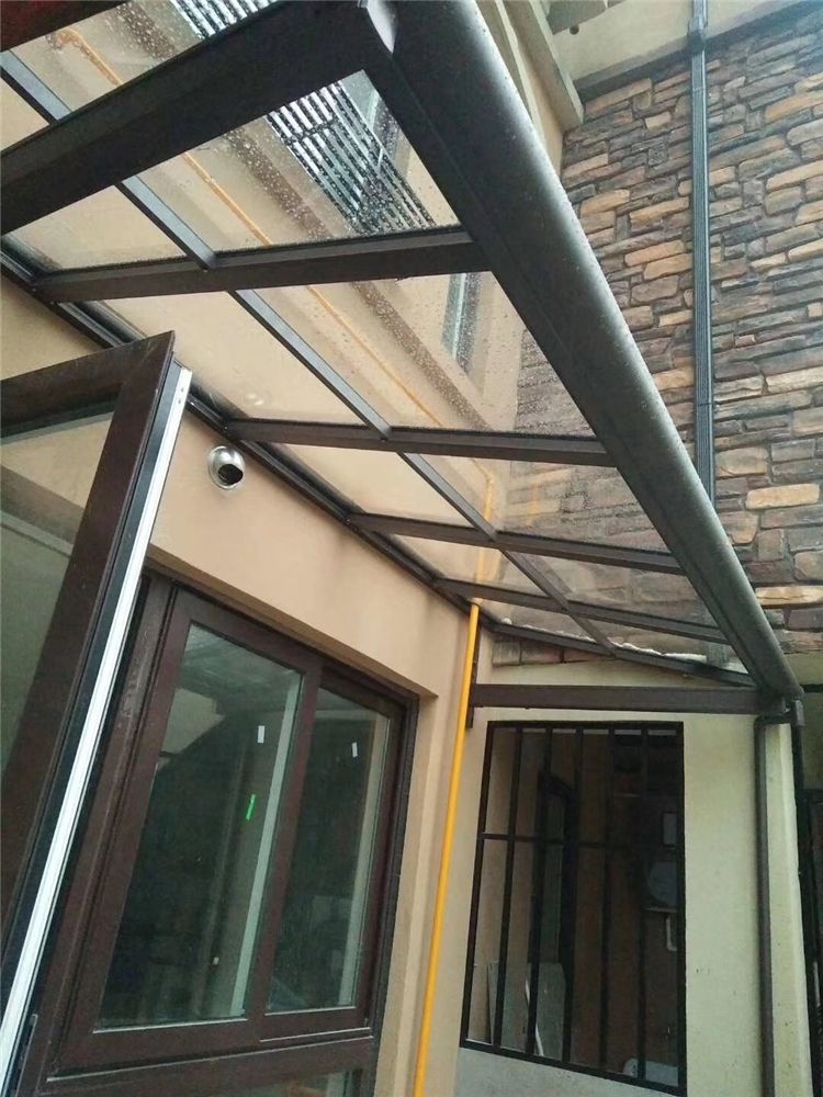 铝合金雨棚 阳台窗棚 屋檐遮阳雨棚 专业定制