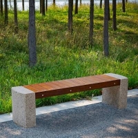 福建石材公园椅户外长凳