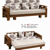 新中式实木沙发 全实木家具 简约现代组合客厅整装木质沙发