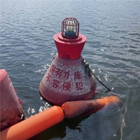 湖面核心区禁航指示浮标 水上保护区界标